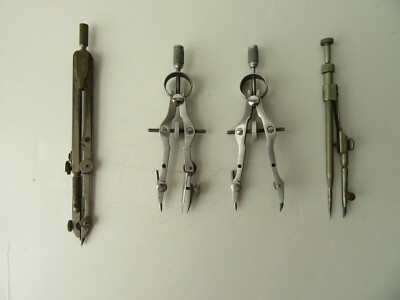 Vintage Lot of 4 Protractors Engineering Drafting Tools | eBay