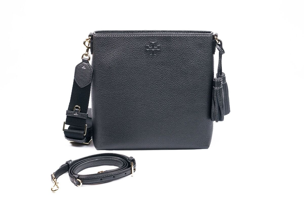 Tory Burch Thea Black Swingpack Shoulder Bag Crossbody Purse Tory Burch Thea Black Swingpack Shoulder Bag Crossbody Purse