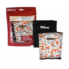 Wilson Reversible Deluxe Volleyball Knee Pads Junior Orange Camo Black