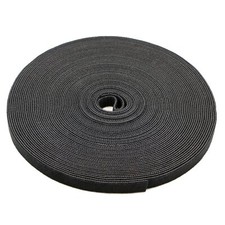 25 Yards Fastening Tape Cable Tie Double Side Nylon Power Wire Management 3/4Inc