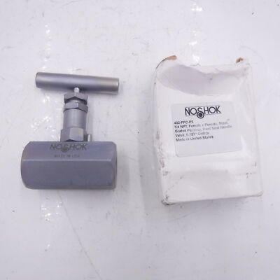 Noshok 1/4'' FNPT Hard Seat Steel Needle Valve 402-FFC-P2