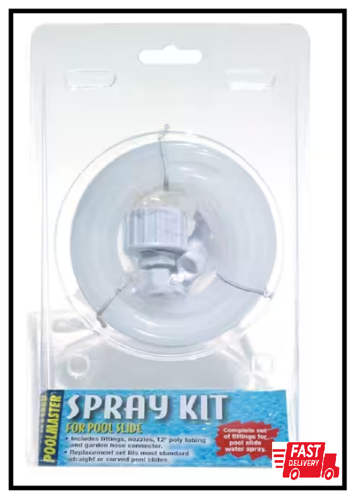 Swimming Pool Slide Spray Hose Tubing Parts Kit With Nozzles For Water Slide Wet