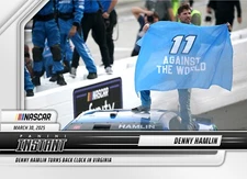 Denny Hamlin MARTINSVILLE WIN 11ATW 2025 Panini Instant NASCAR #14 1/45 RARE