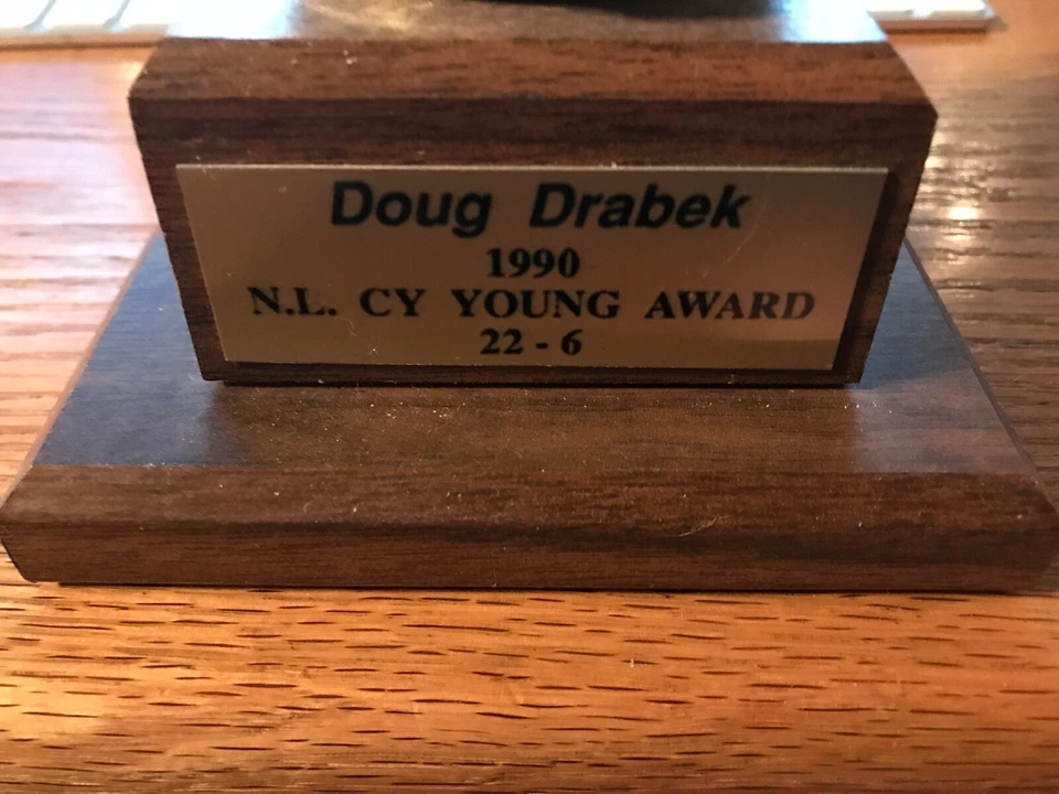 Béisbol MLB firmado por Doug Drabek con certificado de autenticidad 1990 NL Cy Young PITTSBURGH PIRATES Foto 3 de 4