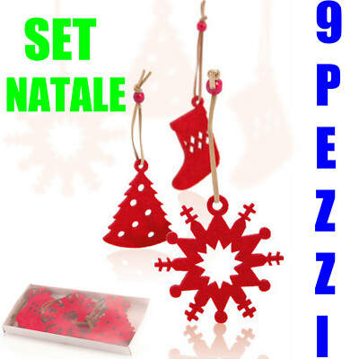 WEIHNACHTSSET WEIHNACHTSBAUMKUGELN Set Deko STRUMPF BEFANA Silvester