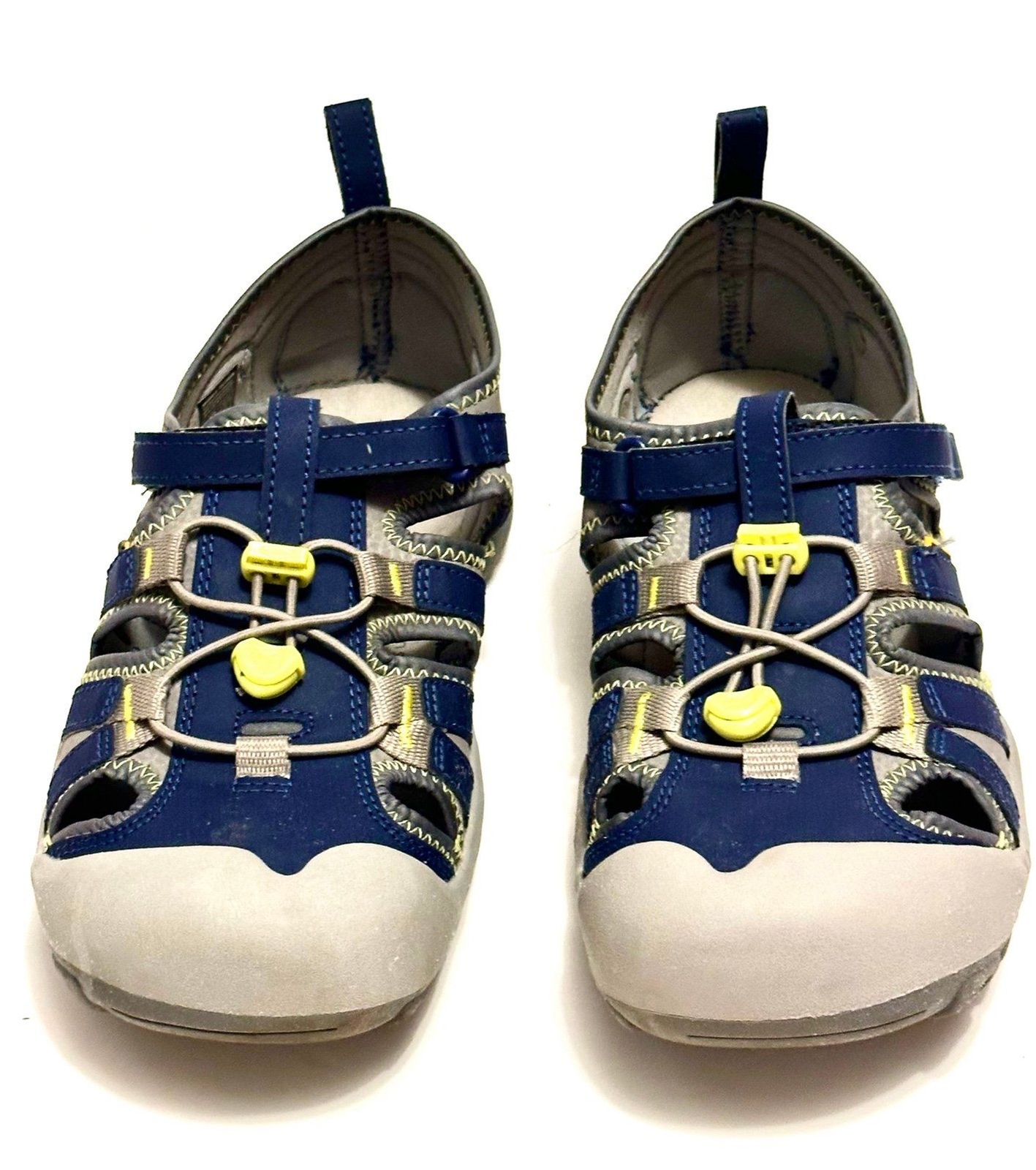 Sandali Keen Bambino Ragazzo Knotch Creek Sneakers Acciaio Grigio Blu Navy Impermeabili 7