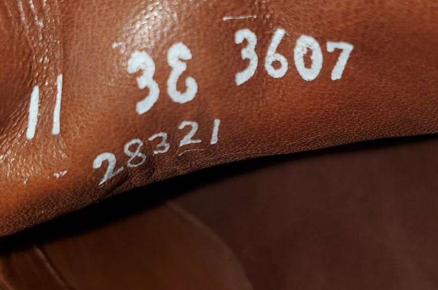 Allen Edmonds Rawlins Brown Leather Derby Dress Shoes Mens Size 11 3E