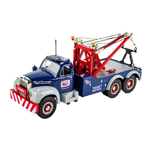 First Gear 1/34 - Mack L Model Pumper 'Smokey Bear' - Véhicule Incendie Diecast - Occasion