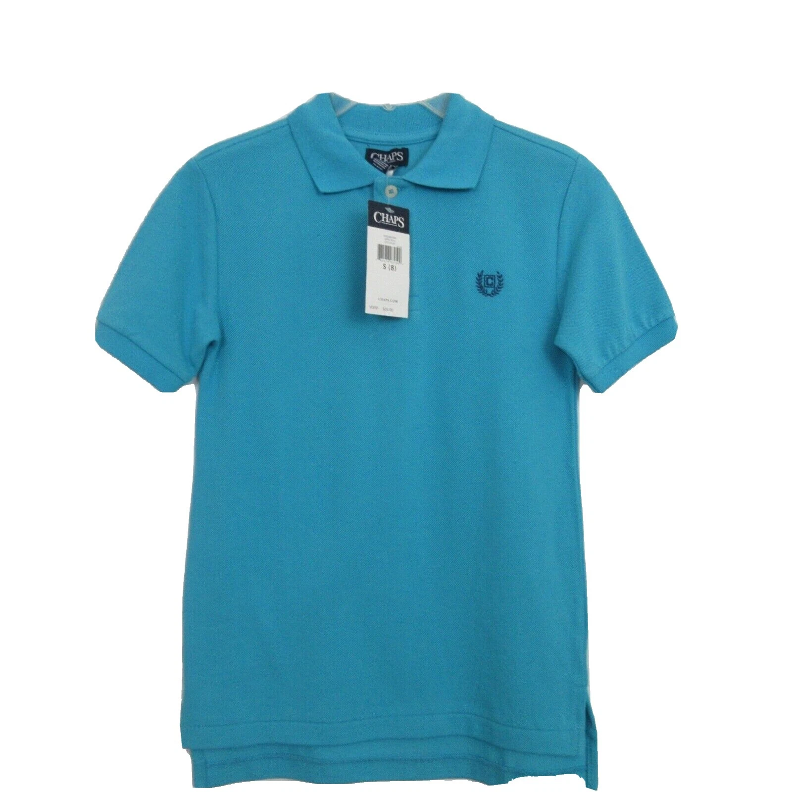 Camisas masculinas casuais de manga curta com botões Chaps