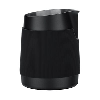 Handleless Milk Pitcher with Sharp Spout - Espresso Steaming Pitcher - 18/8 S...