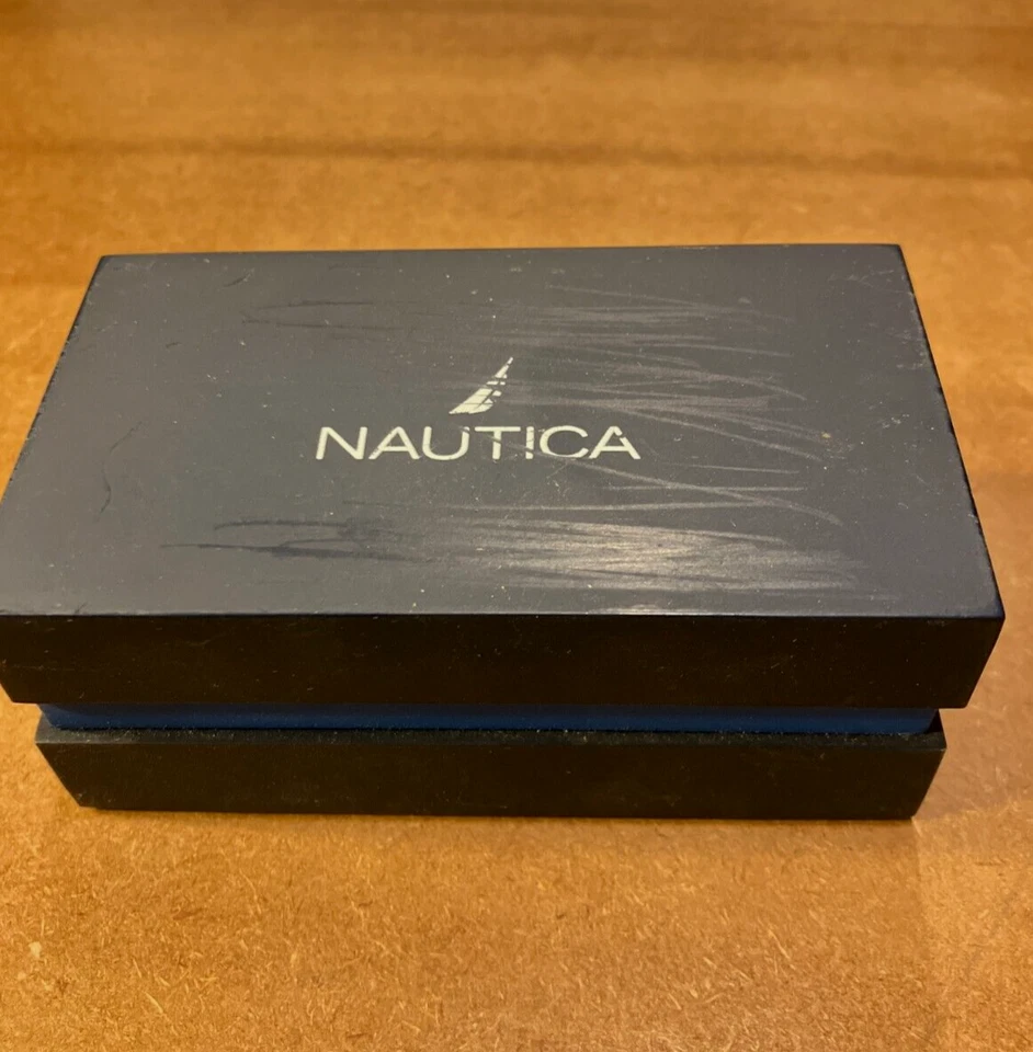 Gemelos Nautica Velero Velero - Tono Plata Cepillado - Nuevos Foto 3 de 3