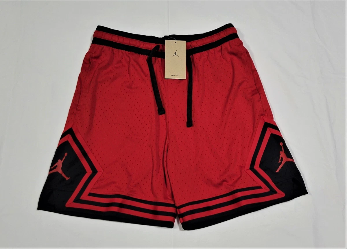 Jordan red best sale shorts