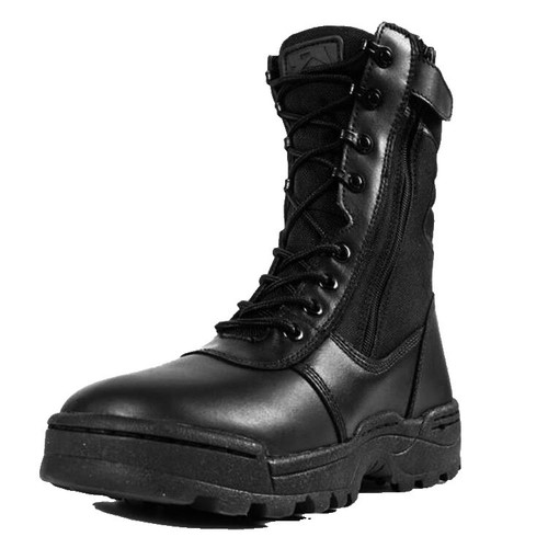 Hanover Black Leather Western Zip Ankle Boot Men Sz 8 eee/e Made in USA Hanover Boots | eBay main image 3