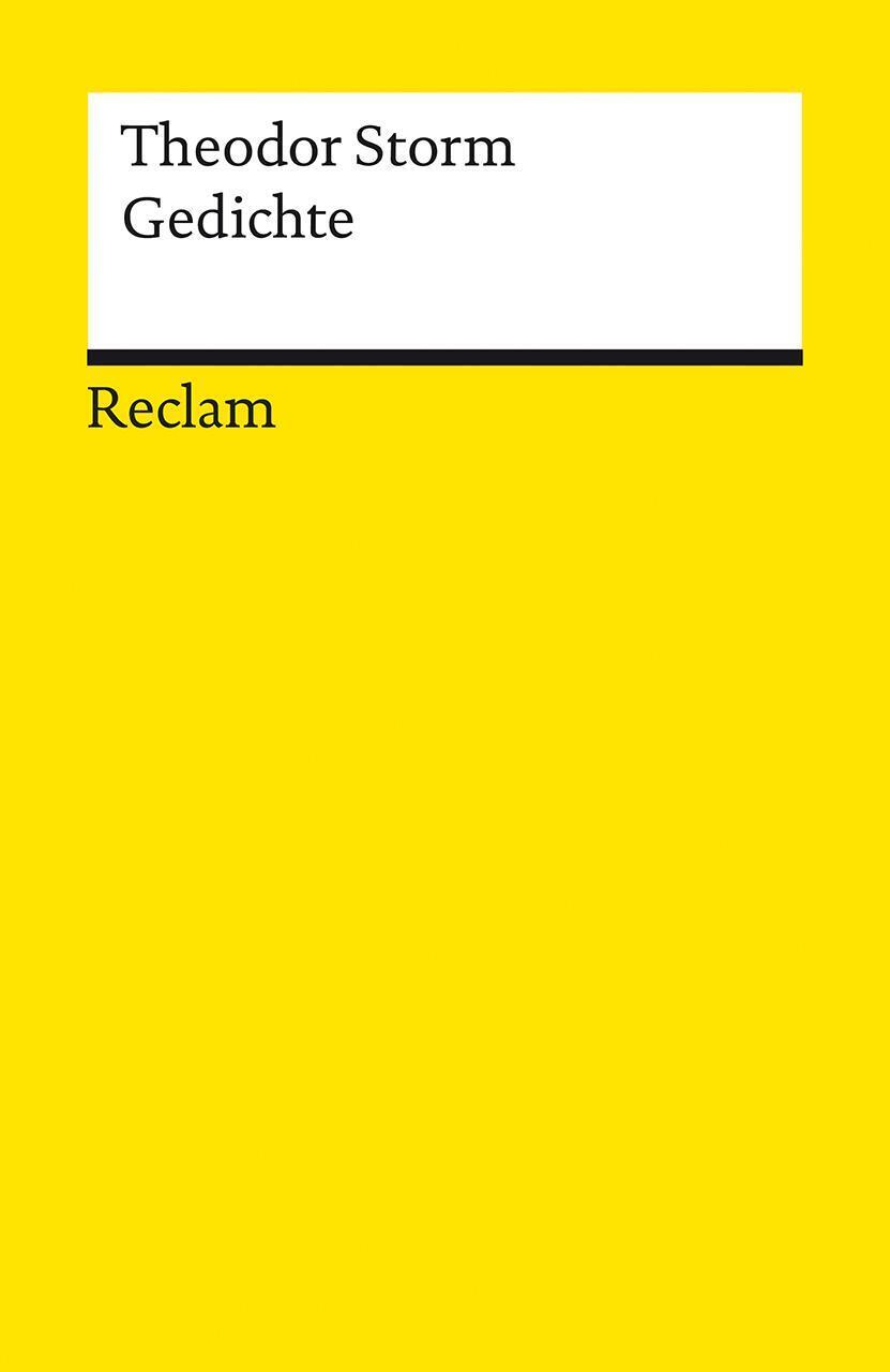 Thumbnail - Gedichte | Auswahl | Theodor Storm | Taschenbuch | Reclam