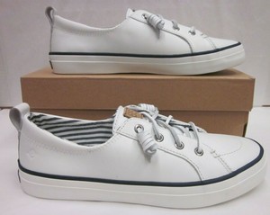 sperry crest vibe white leather
