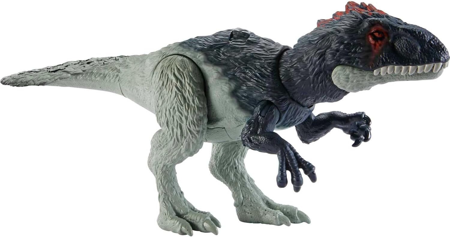 Jurassic World Dino Trackers Eocarcharia Wild Roar Dinosaur Attack Action Figure