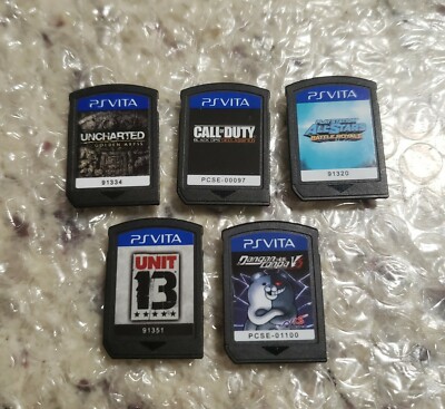 PS Vita Game Lot Danganronpa V3 Black ops Unit 13 Uncharted Golden Battle Royal 