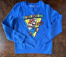 Super Mario Bros Sweatshirt Soft Fleece By Jumping Beans Child Size 12