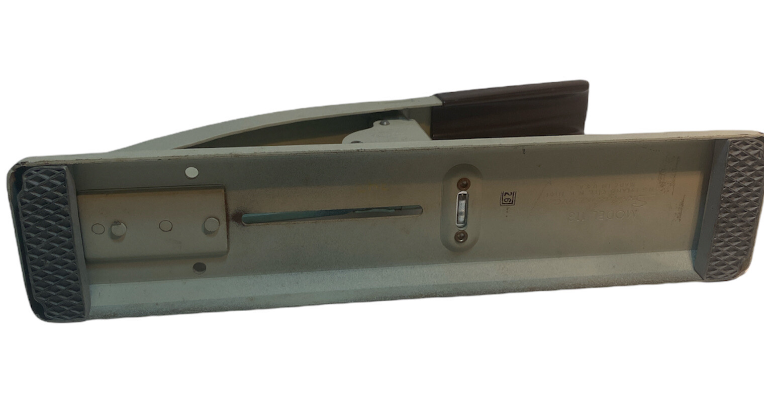 Swingline 113 Vintage Strong Arm Heavy Duty Booklet Stapler. USA Tan B7