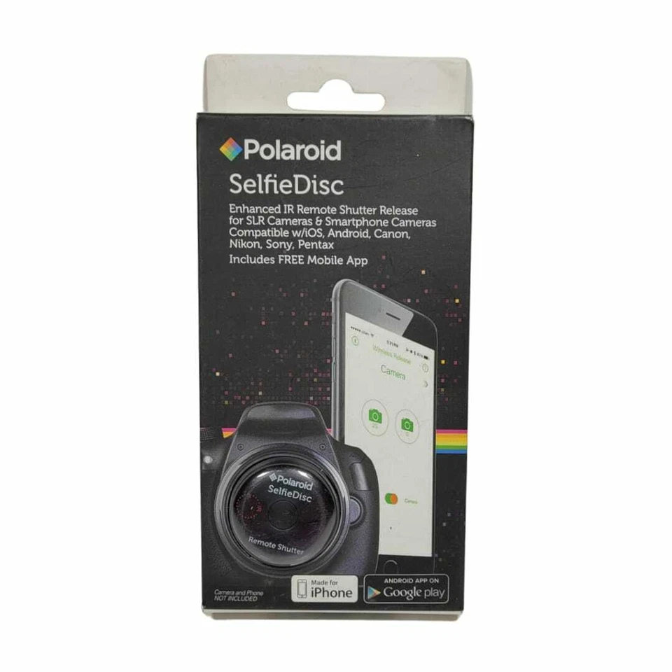 Polaroid SelfieDisc Enhanced IR Remote Shutter Release for SLR Cameras - Image 4 of 4