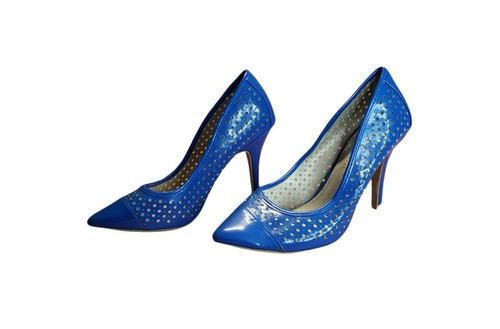 Laser Cut Pump High Heels 