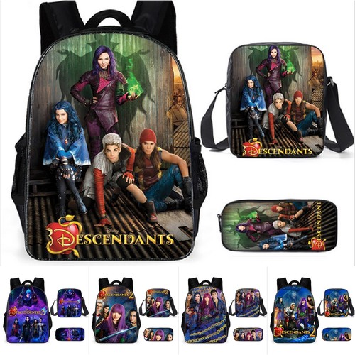 3Pcs Boy Girls Descendants 3 Backpack 
