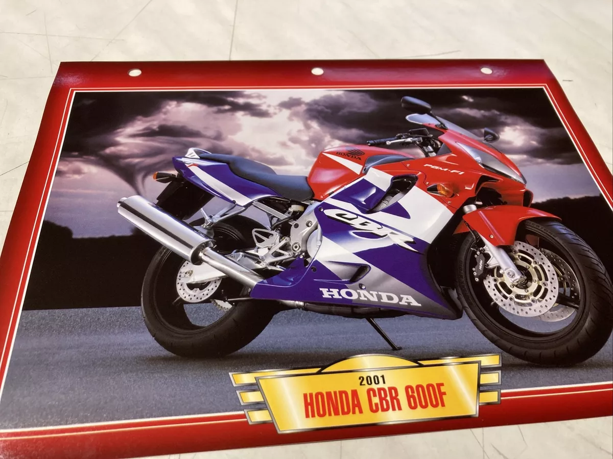 Honda CBR600F 2001 CBR600 F 600 CBR Form Card Motorbike Passion