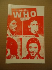 The Who rock band news fan club magazine #9 June 1981
