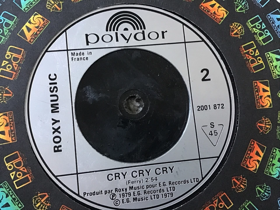 Roxy Music -Dance Away 7”  Vinyl Single Record 1979 French Import - Image 4 of 4