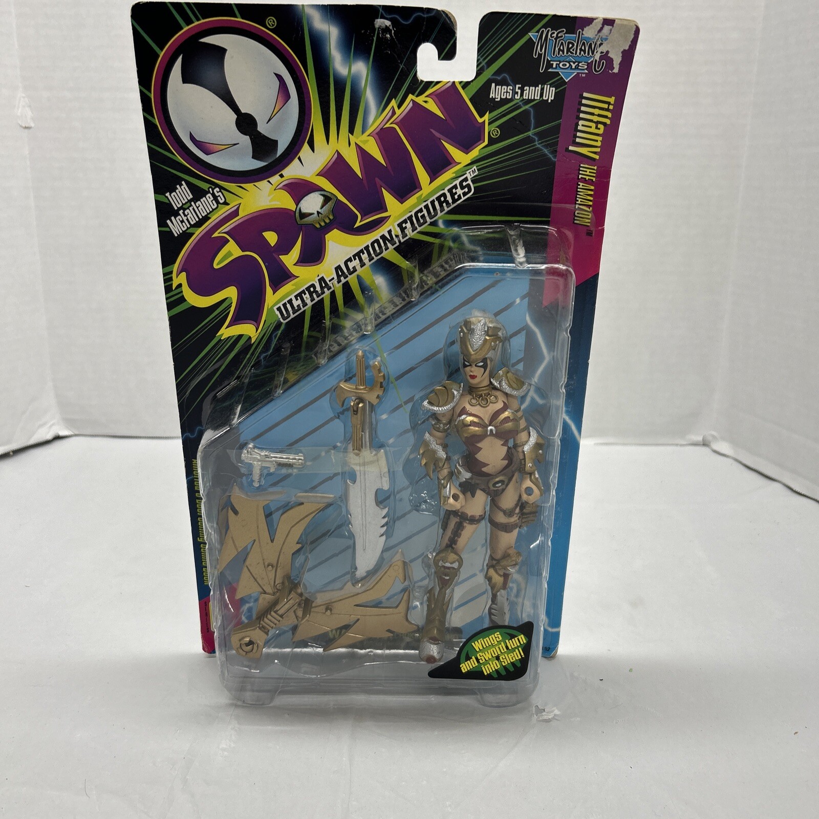 1996 McFarlane Spawn Tiffany Amazon Series 6 Ultra-Action Figure Brand New