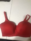 Nursing Bra Size 34DDD Motherhood Maternity Full Support Wireless Red — photo 1