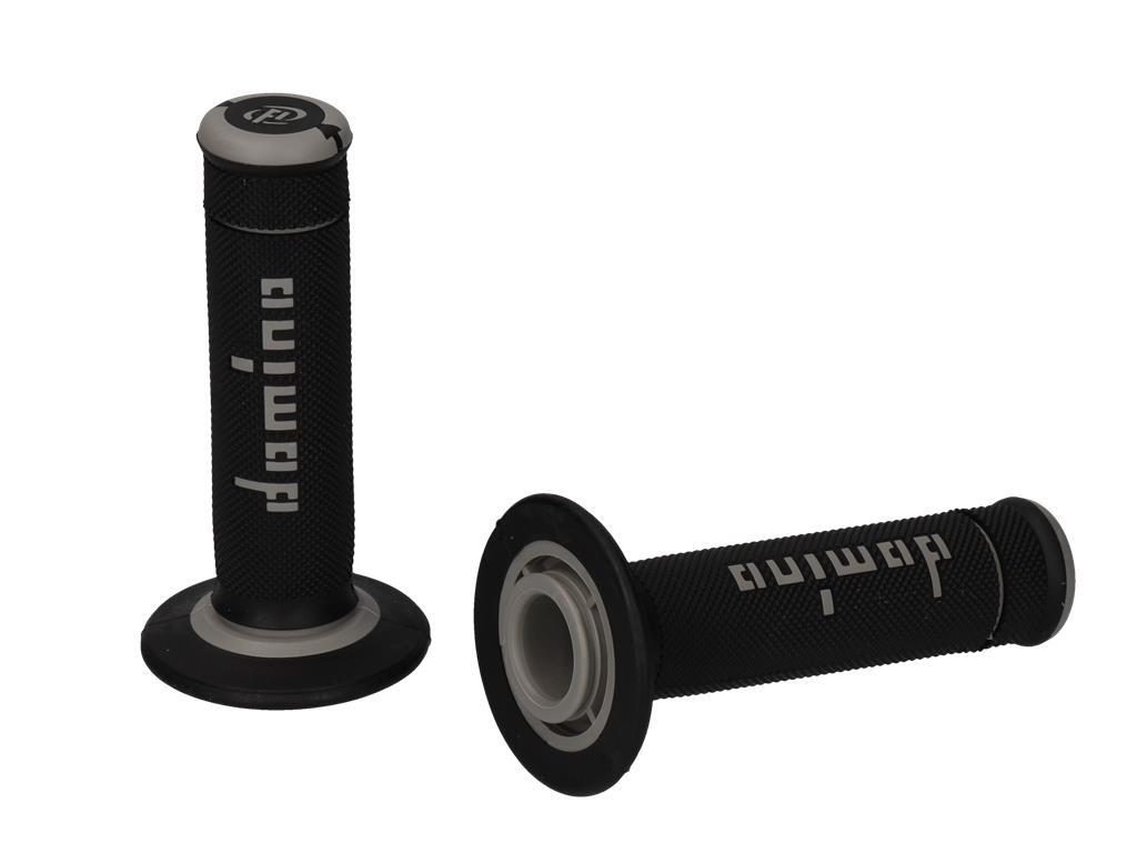 Domino Xtreme Handlebar Grips Closed Black/Gray