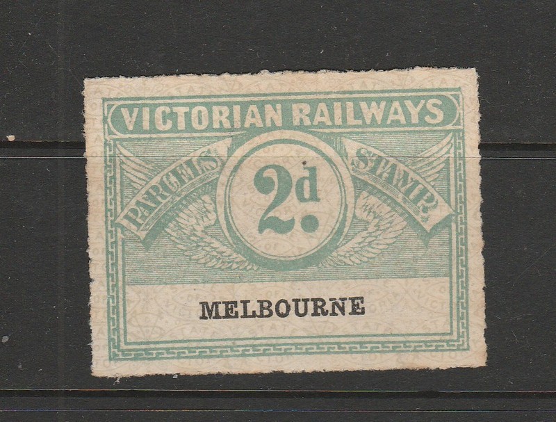 parcel stamps  Australia  Victorian Railways  Melbourne