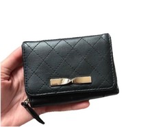 Black Quilted purse primark