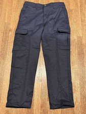 NWT BULWARK FR FLAME RESISTANT CARGO MENS PANTS MENS 36X32 BLUE