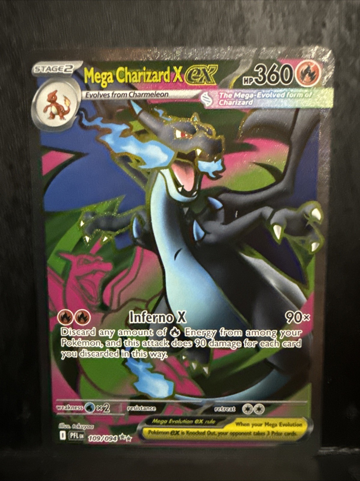 Pokemon TCG: Mega Charizard X EX #109 Ultra Rare 