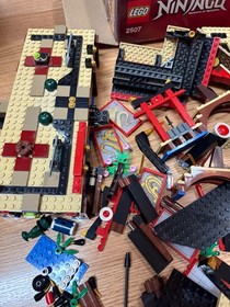 LEGO Ninjago: Fire Temple #2507 (2011)  Complete with box, manuals & mini figs