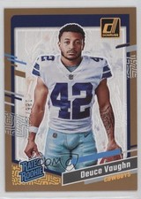 2023 Panini Donruss Rated Rookie Portrait Studio Series 86/100 Deuce Vaughn nd3
