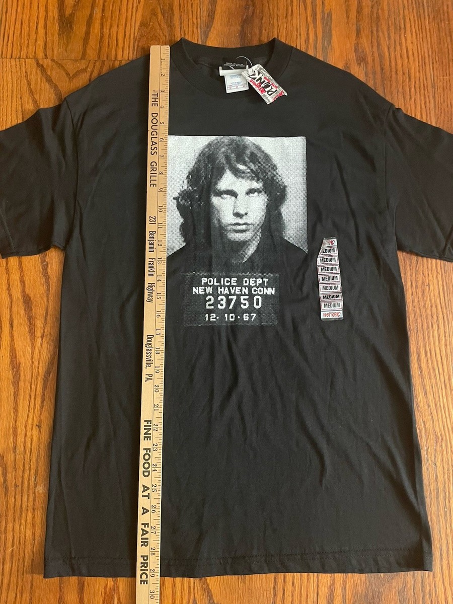 VTG Deadstock The Doors Jim Morrison Mugshot T Shirt Med