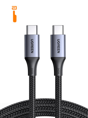 UGREEN 240W USB C to C Cable, Fast Charging C Cable for 6.6FT, Black