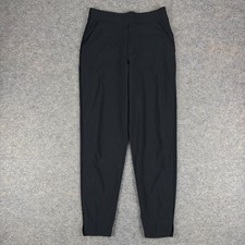 Athleta Brooklyn Ankle Pant 27" Pockets Polyester Stretch Black Womens 4
