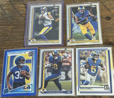 Topps 2024 Los Angeles Rams Lot Topps Chrome Donruss Optic Rookie Matt Stafford 