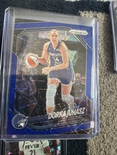 2025 Panini Prizm WNBA #109 Dorka Juhasz Blue Velocity Prizms