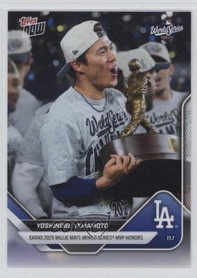 2025 Topps Now World Series /41205 Yoshinobu Yamamoto #926 1u24