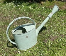 Vintage Burgon & Ball Metalowa konewka do podlewania Sheffield Anglia Tylko do użytku dekoracyjnego