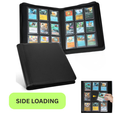 Toploader Binder Holds 288 Toploaders 9 Pocket Top Loader Binders for 3 x 4''