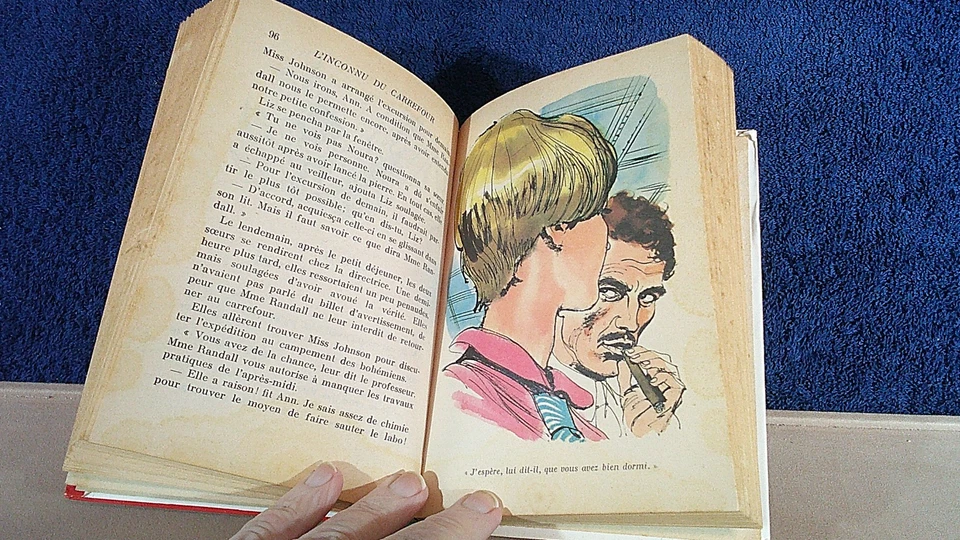 DANA GIRLS IN FRENCH L'INCONNU DU CARREFOUR CAROLINE QUINE 4 COLOR ILL - Image 4 of 4