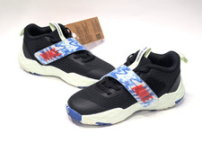 Nike Team Hustle D 12 SE PS Black/Crimson Boy's Sneakers-Asst Sizes NWB IQ0814
