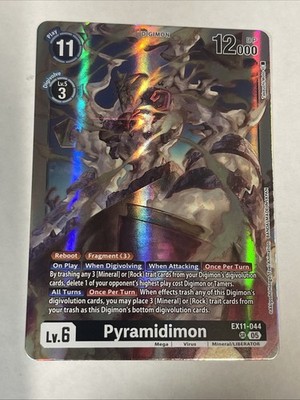 Digimon Dawn of Liberator Pyramidimon EX11-044 SR