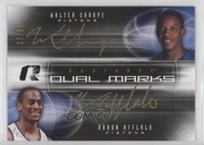 2008 Upper Deck Radiance Dual Marks 27/50 Walter Sharpe Arron Afflalo Auto 2d0
